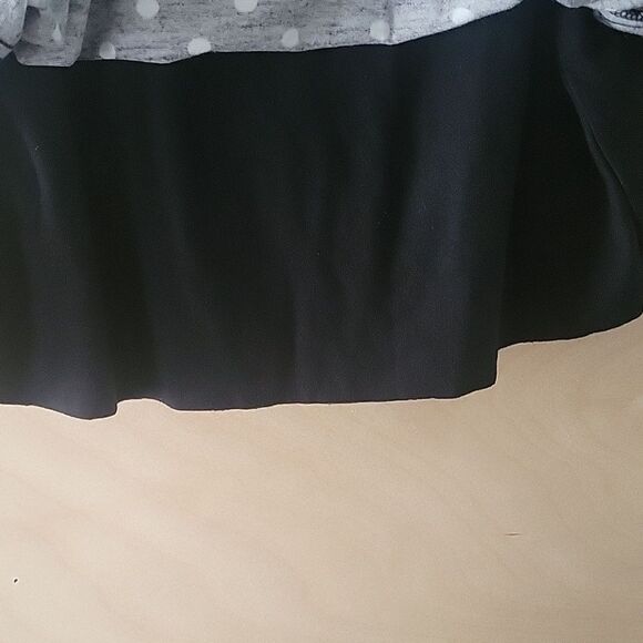 NWT Bailey 44 Hyena Polka Dot Black Stretchy Office Pencil Coquette Bow Skirt S - Picture 9 of 12